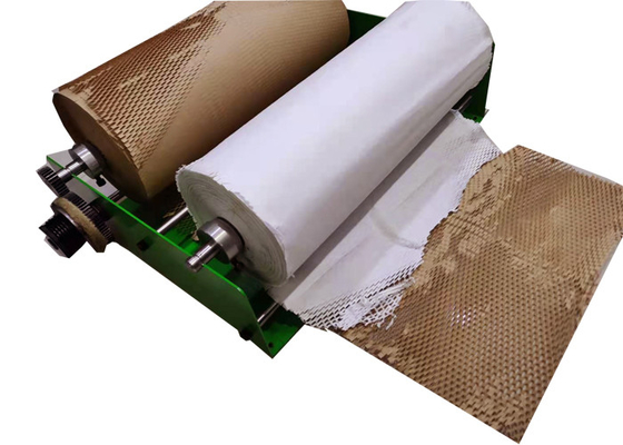 100% Recyclable 250m Paper Cushion Packaging Honeycomb Cushioning Type